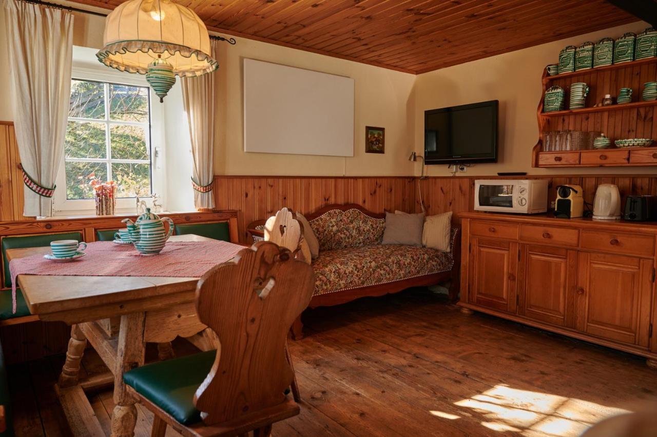 Romantische Ferienhütte Ennstaler Nat Kalkalpen bis 6 Personen Kleinreifling Exterior foto