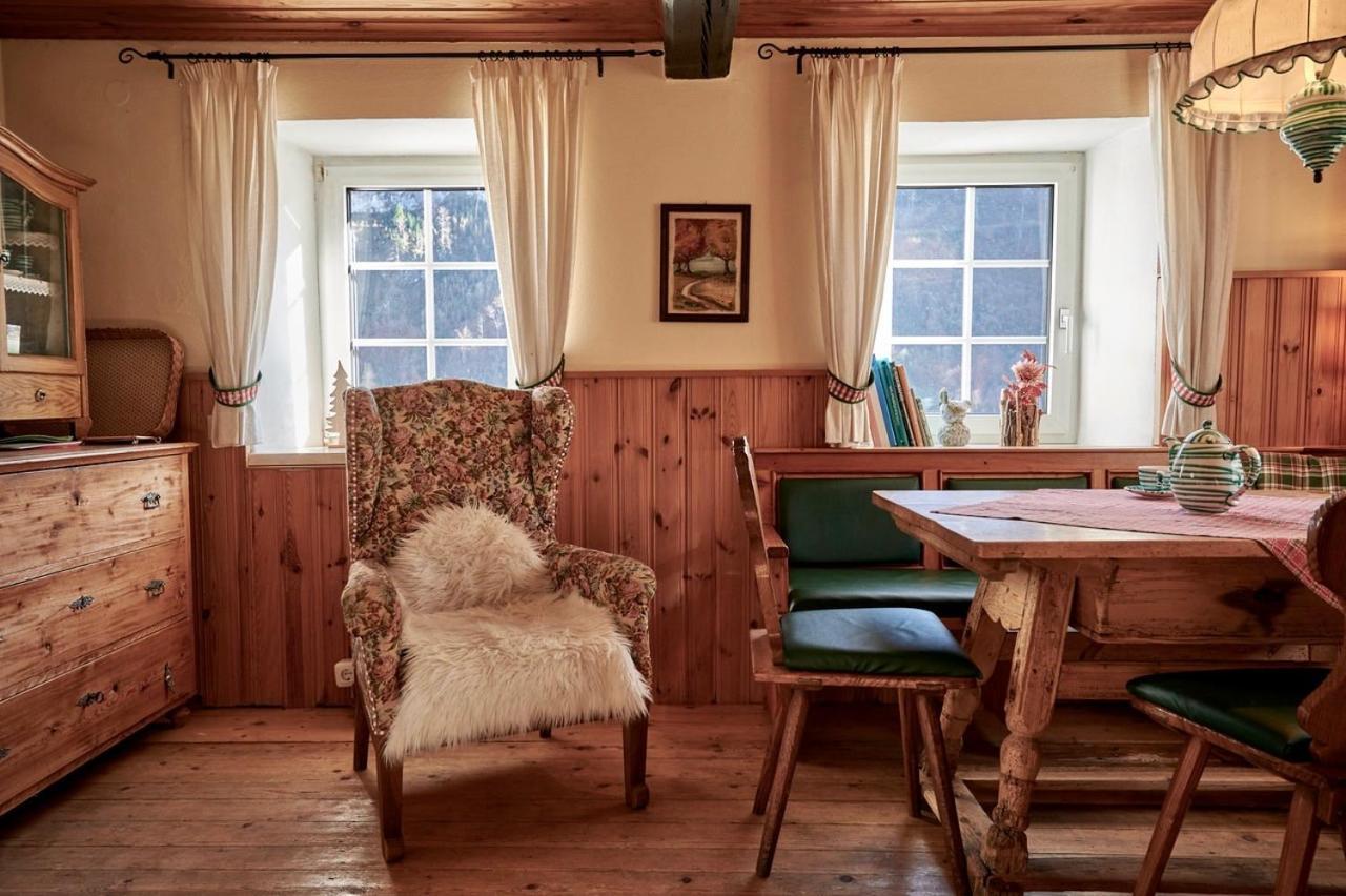 Romantische Ferienhütte Ennstaler Nat Kalkalpen bis 6 Personen Kleinreifling Exterior foto