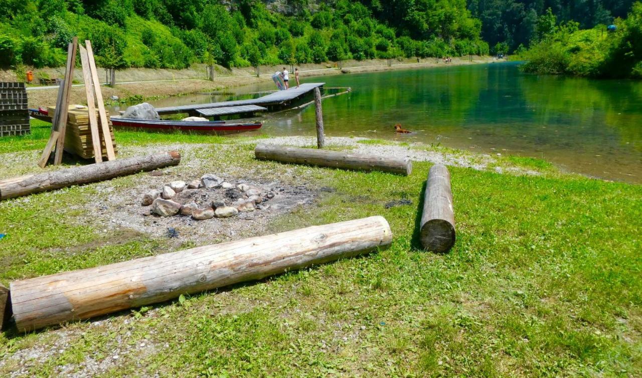 Romantische Ferienhütte Ennstaler Nat Kalkalpen bis 6 Personen Kleinreifling Exterior foto
